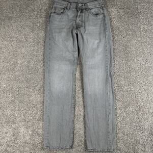 Levis 501 XX Jeans Men 30x32 STF Gray Straight Leg Button Fly Denim Regular Fit